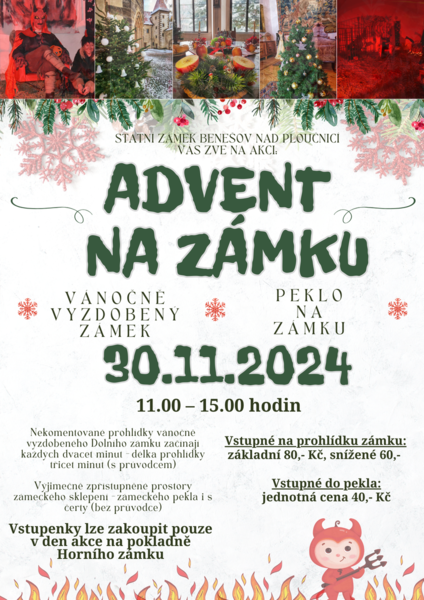 Advent na zámku Benešov nad Ploučnicí