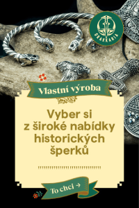 Výroba a prodej historických šperků, kovaných a kožených výrobků